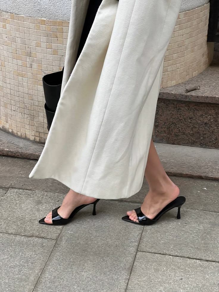 Sandália de salto bico fino — 3