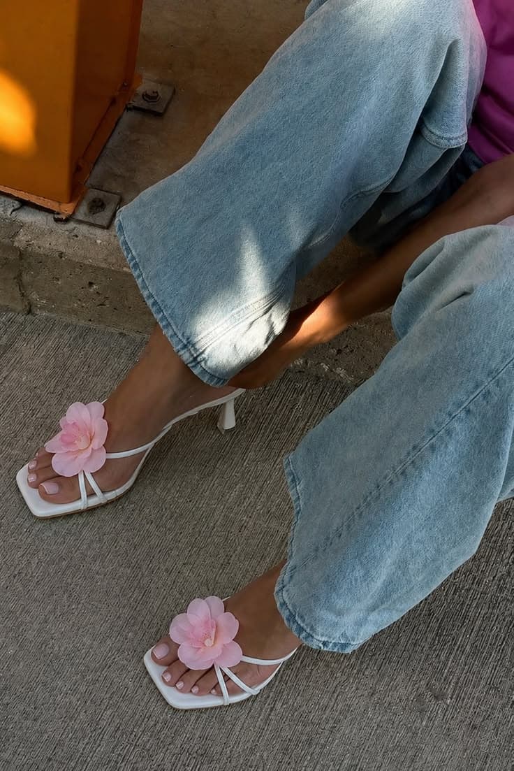 Salto fino com flor — 2